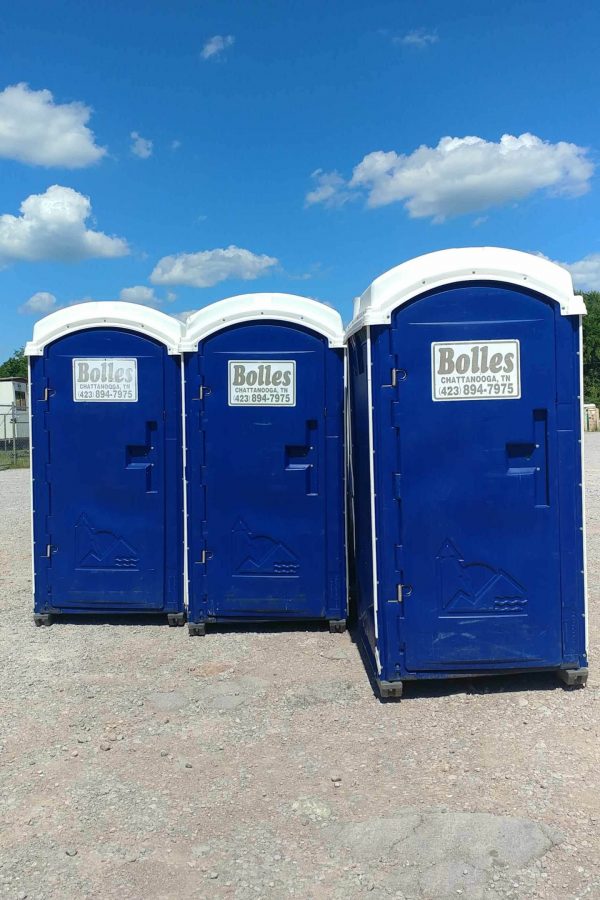 The Bolles Co, Inc Gallery Pic blue portable toilets